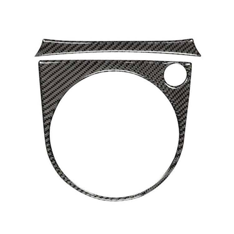 Car Carbon Fiber Gears Panel Decorative Sticker for Nissan 350z 2006-2009, Right Drive