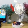 Humidifying and Moisturizing Spray Fan USB Charging Desktop Portable Folding Fan