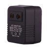 220V to 110V 50W AC Power Socket Adapter, EU/US Plug to US Plug