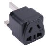 Portable Universal Five-hole WK to UK Plug Socket Power Adapter with Fuse