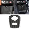 Car F Chassis Cigarette Lighter Cover Panel Carbon Fiber Decorative Sticker for BMW Mini Cooper F55 / F56 / F57