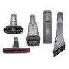 XD974 5 in 1 Round Brush + 2 x Stiff Brush + Bed Brush + Connector for Dyson Vacuum Cleaner Parts Kits