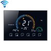 BHT-8000-GCLW Controlling Water/Gas Boiler Heating Energy-saving and Environmentally-friendly Smart Home Negative Display LCD Screen Round Room Thermostat with WiFi