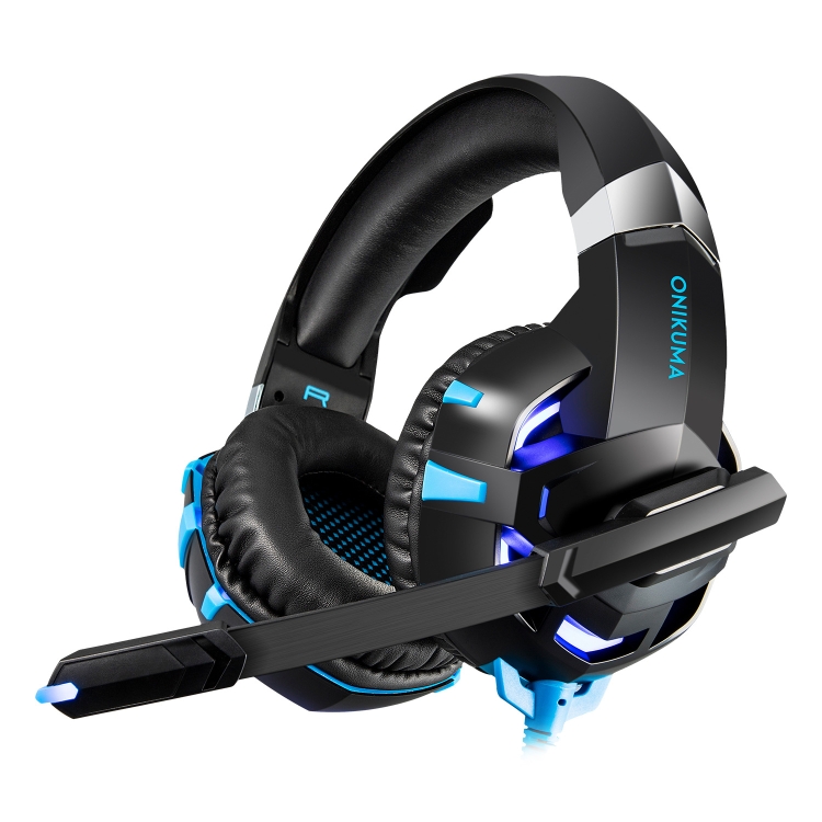 ONIKUMA K2A Over Ear Bass Stereo Surround Gaming Headphone with Microphone & LED Lights