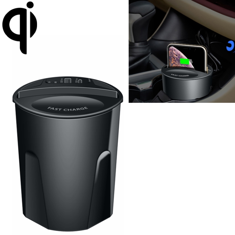 X9 Car QI Standard Charging Cup Wireless Fast Charger