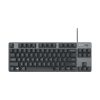 Logitech K835 Mini Mechanical Wired Keyboard, Red Shaft