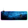 Computer Blue Illuminated Mouse Pad, Size: 90 x 30 x 0.4cm