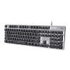Logitech K845 CHERRY Blue Axis Backlit Mechanical Wired Keyboard, Cable Length: 1.8m