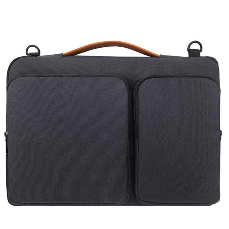Nylon Waterproof Laptop Handbag Bag for 13-14 inch Laptops with Trunk Trolley Strap