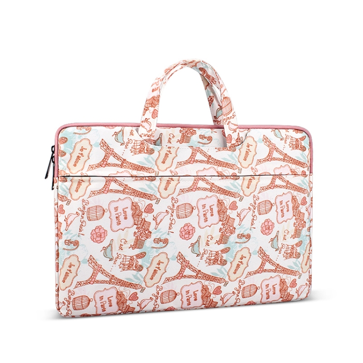 Canvas Waterproof Laptop Handbag for 14.1 inch Laptops