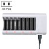 100-240V 8 Slot Battery Charger for AA & AAA Battery, US Plug