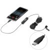BOYA BY-DM2 USB-C / Type-C Broadcast Lavalier Condenser Microphone with Windscreen for Android Phones / Tablets