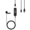 BOYA BY-DM10 USB / 8 Pin Plug Broadcast Lavalier Microphone with Windscreen, Cable Length: 6m