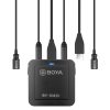 BOYA BY-DM20 Dual-Channel Recording Lavalier Microphone for iPhone / Android(Type-C) / Laptop