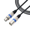 3m 3-Pin XLR Male to XLR Female MIC Shielded Cable Microphone Audio Cord