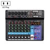 TEYUN NA8 8-channel Small Mixing Console Mobile Phone Sound Card Live Broadcast Computer Recording Console Processor, US Plug
