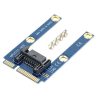 Mini PCI-E mSATA SSD to SATA 7 Pin MPCIe Extension Adapter Card