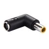DC 4506 Male to DC 7406 Female Connector Power Adapter for HP Laptop Notebook, 90 Degree Right Angle Elbow