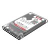 ORICO 2139C3-CR USB3.1 Type C Transparent External Hard Disk Box Storage Case for 9.5mm 2.5 inch SATA HDD / SSD
