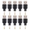 10 PCS 4.0 x 1.7mm Male to USB 2.0 Male DC Power Plug Connector