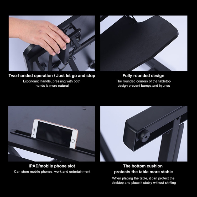 Foldable Standing and Liftable Computer Desk Workbench - Buy Online at ...