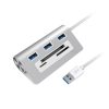 Rocketek HC423 USB3.0 x 3 + SD / TF / CF Card Reader HUB Adapter