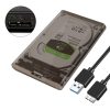 SATA3 to USB Mobile Hard Disk Box Hard Drive Enclosure(Dark Brown)