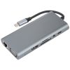 11 in 1 USB-C / Type-C to USB Docking Station HUB Adapter(100M Network Port)