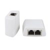 RJ45 to 2 x RJ45 Ethernet Network Coupler Thunder Lightning Protection