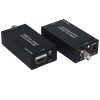 NK-C100IR 1080P HDMI Over Single Coaxial Extender Transmitter + Receiver with IR Coaxial Cable, Signal Range up to 100m