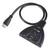 3 x 1 4K 60Hz HDMI Switcher with Pigtail HDMI Cable