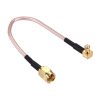 15cm SMA Male to MCX Male 90 Degree Elbow RG316 Cable