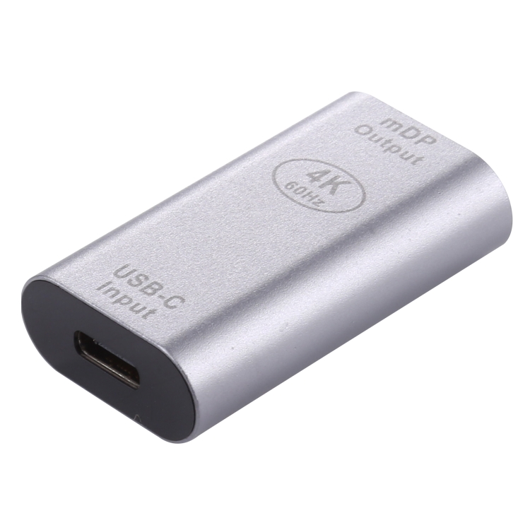Type-C / USB-C Female to Mini DP Female Aluminium Alloy Adapter