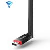 Tenda U6 Portable 300Mbps Wireless USB WiFi Adapter External Receiver Network Card with 6dBi External Antenna
