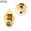 2 PCS SMA Female to CRC9 Male RF Coaxial Connector