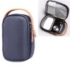 Multi-function Headphone Charger Data Cable Storage Bag, Ultra Fiber Portable Power Pack, Size: S, 11x5.5x18cm