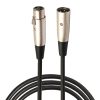 1.8m 3-Pin XLR Male to XLR Female MIC Shielded Cable Microphone Audio Cord
