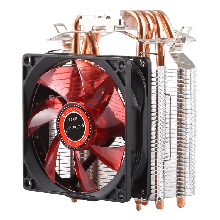 CoolAge L400 DC 12V 1600PRM 40.5cfm Heatsink Hydraulic Bearing Cooling Fan CPU Cooling Fan for AMD Intel 775 1150 1156 1151