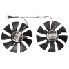 DC 12V 0.5A 4 Pin Female Original Desktop Computer Radiator Cooling Fan CPU Cooling Fan, Diameter: 8.5mm, Pairs