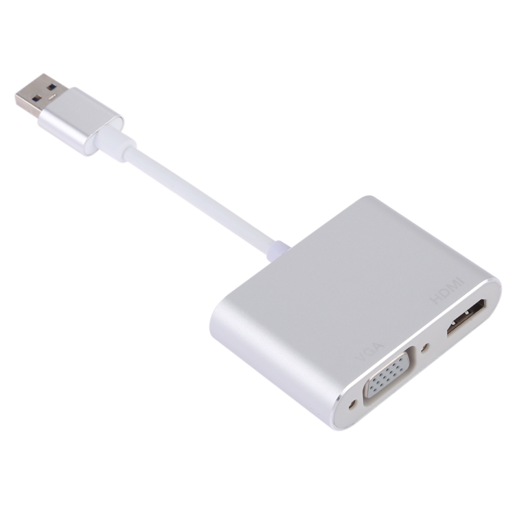 2 in 1 USB 3.0 to HDMI + VGA Adapter