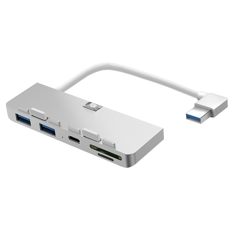 Rocketek For iMac Type-C / USB-C + Dual USB3.0 + SD / TF Multi-function HUB Expansion Dock