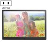 HSD1202 12.1 inch 1280x800 High Resolution Display Digital Photo Frame with Holder and Remote Control, Support SD / MMC / MS Card / USB Port, EU Plug(Silver)