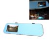 Left Screen Display Rearview Mirror Vehicle DVR, Allwinner Programs, 2 x Cameras 1080P HD 140 Degree Wide Angle Viewing, Support GPS Port/ Motion Detection / Night Vision / TF Card / G-Sensor
