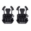 2 PCS PULUZ Horizontal Surface Quick Release Buckle for GoPro Hero12 Black / Hero11 /10 /9 /8 /7 /6 /5, Insta360 Ace / Ace Pro, DJI Osmo Action 4 and Other Action Cameras