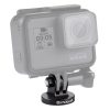 PULUZ 1/4 inch Screw Hole Tripod Mount CNC Adapter for GoPro Hero12 Black / Hero11 /10 /9 /8 /7 /6 /5, Insta360 Ace / Ace Pro, DJI Osmo Action 4 and Other Action Cameras