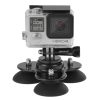 PULUZ Triangle Suction Cup Mount with Screw for GoPro Hero11 Black / HERO10 Black / HERO9 Black / HERO8 Black / HERO7 /6 /5 /5 Session /4 Session /4 /3+ /3 /2 /1, Xiaoyi and Other Action Cameras
