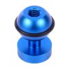 PULUZ CNC Aluminum Ball Head Adapter Mount for GoPro Hero12 Black / Hero11 /10 /9 /8 /7 /6 /5, Insta360 Ace / Ace Pro, DJI Osmo Action 4 and Other Action Cameras, Diameter: 2.5cm