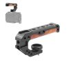 PULUZ 3/8 inch Camera Wooden Top Handle with Cold Shoe Mount