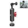 PULUZ Motorcycle Rearview Small Clamp Magic Arm Rod Mount