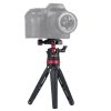 PULUZ Pocket Mini Adjustable Metal Desktop Tripod Mount with 360 Degree Ball Head for DSLR & Digital Cameras, Adjustable Height: 11-20.2cm